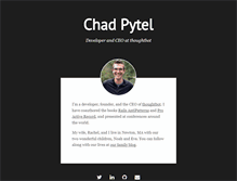 Tablet Screenshot of chadpytel.com